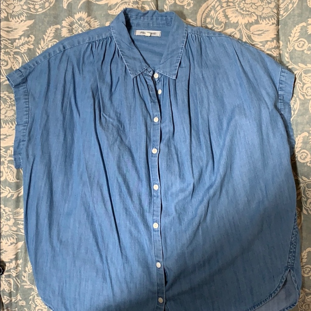 Madewell Chambray Blouse (L)